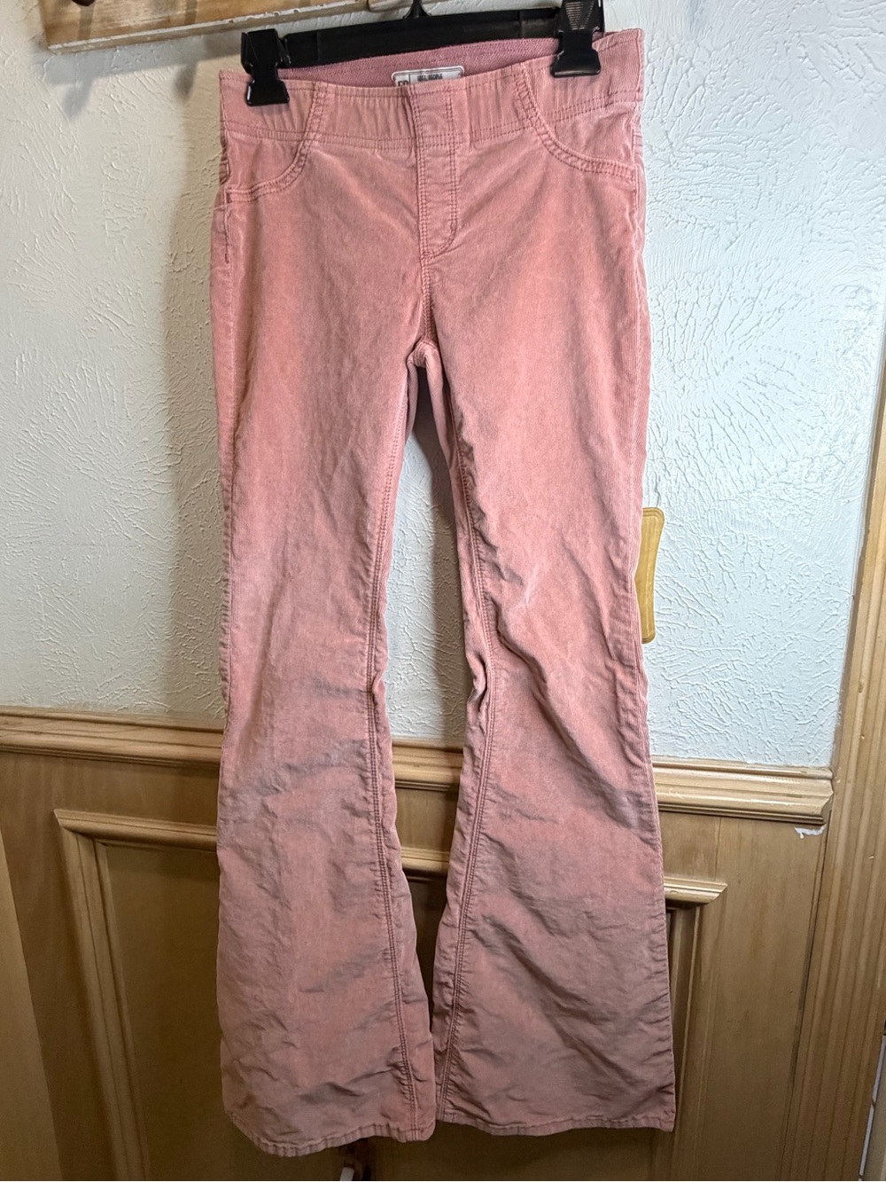 Free People pink corduroy flare size 26